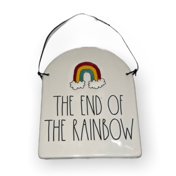 Rae Dunn home decor The end of the rainbow hanger. - Picture 1 of 7